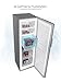Heinrich´s Gefrierschrank 204L Temperatur: -14°C~-22°C, Volumen, Freezer, No-Frost Schutz, 4x Gefrierschubladen, 2x Schubfächer, LED-Display, wechselbarer Türanschlag, Alarmfunktion (inox)
