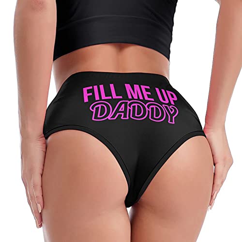 Padida Fill Me Up Daddy Yoga Shorts for Women - Comfy Running Yoga Shorts Hiking Travel Active Gym Shorts