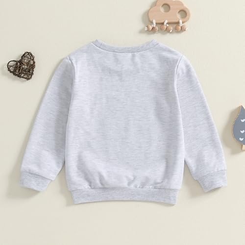 Toddler Girls Boys Fall Clothes Football Game Day Sweatshirt Tops Crewneck Pullovers Shirt Kids Football Outfit3
