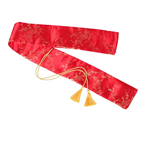 Abaodam Japanese Sword Bag Silk Pouch Long Sword Storage Fencing Gear Decorative Cover