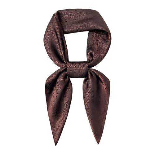 Image of 35 inch Men's Large Square Jacquard Scarf - Cowboy Wild Rugged Style, With Gift Packed