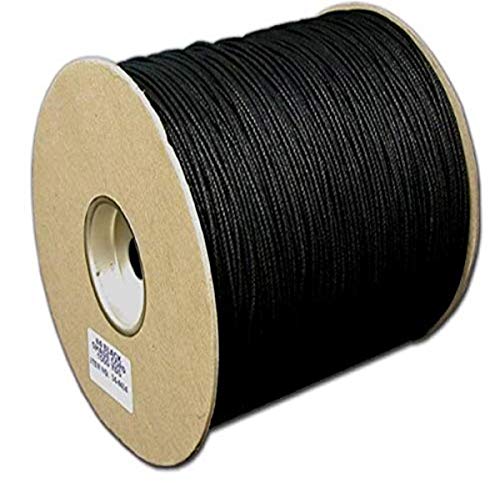Amazon Crazy 🔥 Deals T.W Evans Cordage 34-4404-6 Number-4 1/8-Inch Black Cotton Shade Cord 200-Yard Spool
