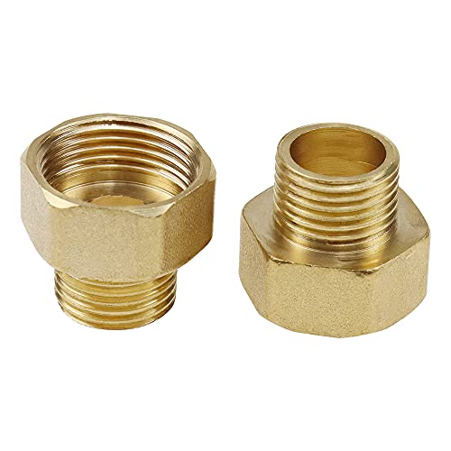 MiSevteen 4 Pezzi Connettorie Riduttore in Ottone