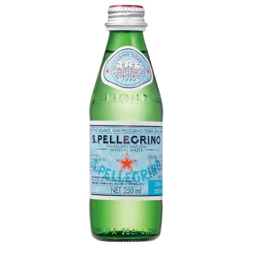 S. Pellegrino 24X250Ml Vidrio Agua Mineral Natural Con Gas