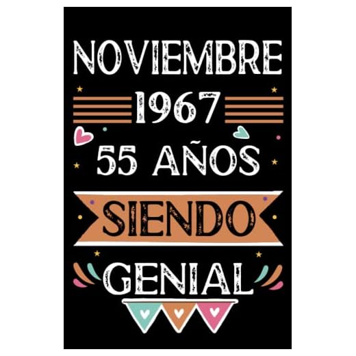 CUADERNO, Noviembre 1967, 55 Años Siendo Genial: Libro de visitas, cuaderno, 110 páginas de felicitaciones, idea de regalo, regalo Para la esposa, novia, mujer, La madre
