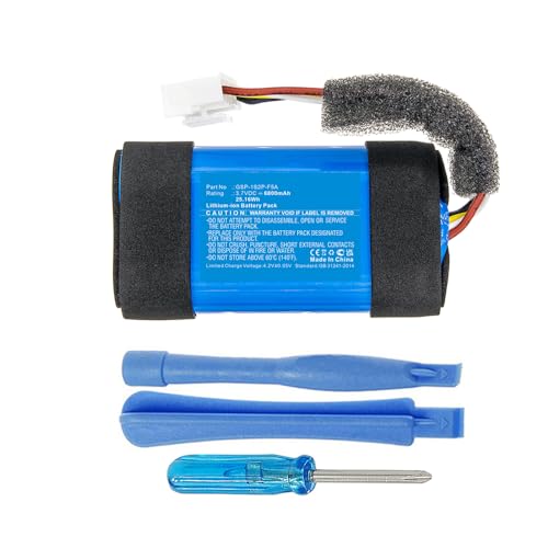 MPF Products 6800mAh High-Capacity Extended GSP-1S2P-F5A Battery Replacement Compatible with JBL PartyBox Encore Essential Portable Wireless Bluetooth Party Speaker