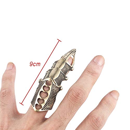 Anel Garra Gótico Cosplay Prateado H1257