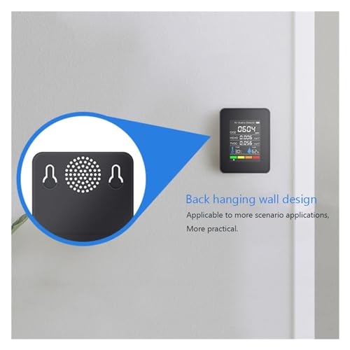 Monitor de CO2 de alta precisión para calidad del aire con sensor de humedad 4