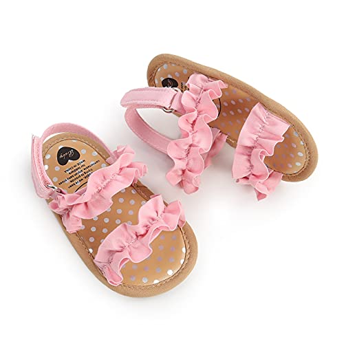 Image of Infant Baby Girls Boys Summer Sandals Premium Unisex Non Slip Rubber Soft Sole Breathable Toddler First Walker Outdoor Beach Shoes