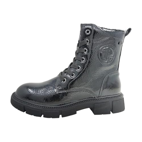 Botte tendance fille 1570050006 chaussure montante noire confortable