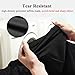 OTraki Medium Laundry Bag 24x32 inch Heavy Duty Travel Dirty Clothes Bag 2pcs Machine Washable Laundry Bag with Drawstring Closure for Home Dorm, Drying Do Not Exceed 176℉ Black