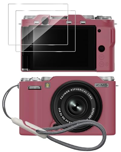 Funda de silicona para Fujifilm X-M5 con protector y correa miniatura 1