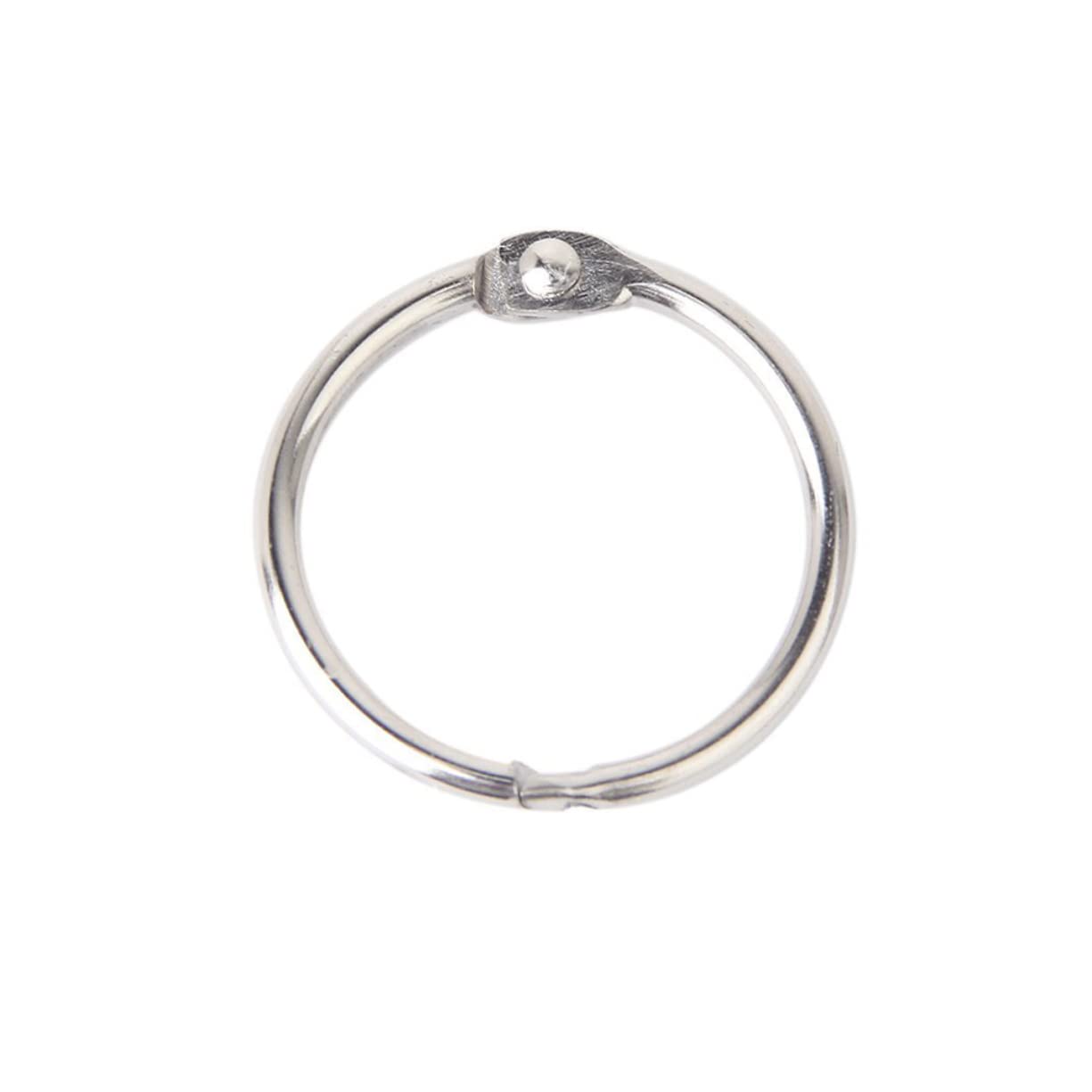 Housoutil Anelli 10 Nichelato Articolati Argento Metallo in e Album Pezzi 65mm Quaderni Lavori Artigianali