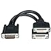 Produktbild C2G 22CM LFH-59 (DMS-59) auf 2 x DVI-I Computermonitor-Splitterkabel/Grafikkarten-Anschlusskabel