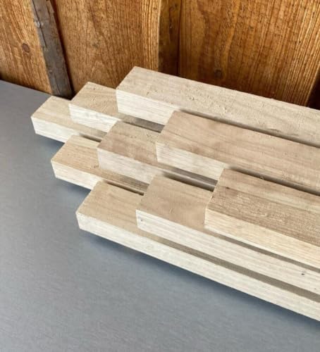 Eiche 3 x 5 cm DACHLATTEN BAUHOLZ KONTERLATTE HOLZ 20 cm LÄNGE (3 x 5 cm - 20 cm Länge - 4 Stück)