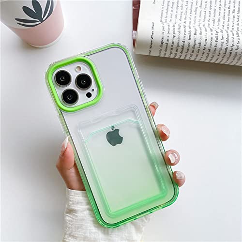 Coque iPhone 13 antichoc transparente avec porte-carte anti-chute