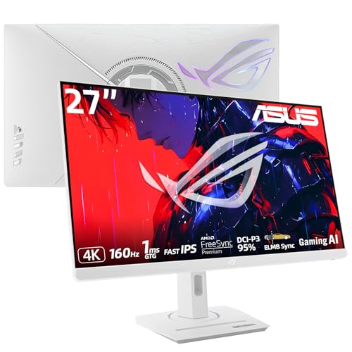 Image of ASUS ROG Strix 27 inch 1440P Gaming Monitor, QHD 2560 x 1440 Fast IPS, 180Hz, 1ms GTG, DCI-P3 95%, HDR400, Extreme Low Motion Blur Sync, G-SYNC, USB-C Connectivity, Tripod Socket, Adjustable Stand