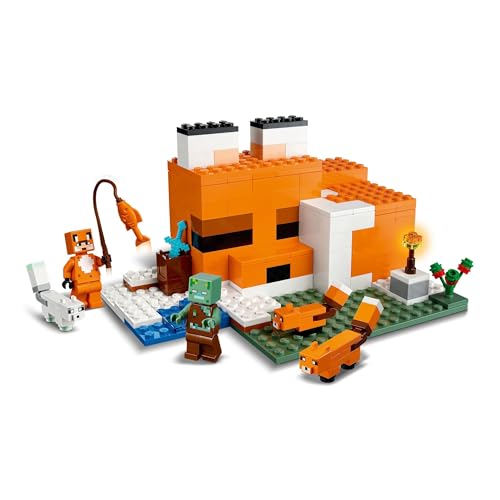 Lego Minecraft Le Refuge Renard 21178 Lego La Boîte - vue 2