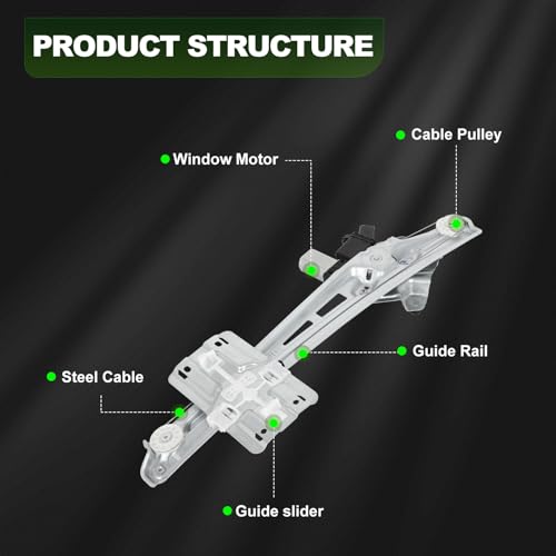 Image of SCITOO Power Window Regulator w /Motor for Ford Explorer 2011-2017
