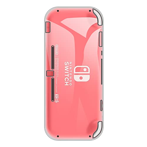Coque Nintendo Switch Lite transparente avec 2 verres trempés de protection