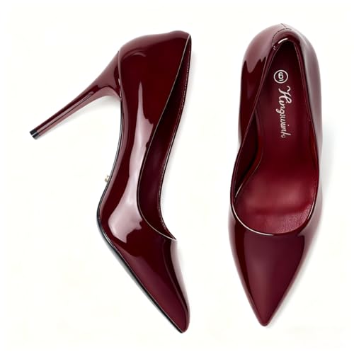 Image of Womens High Heels 4 Inch Closed Pointed Toe Pumps Stiletto Heels for Women Dress Sexy Wedding Pumps