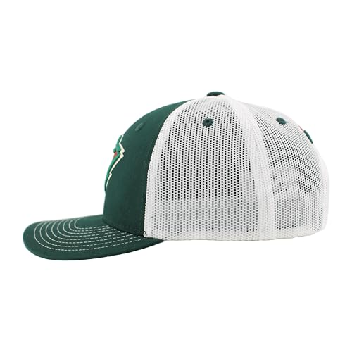 Image of ZHATS NHL Unisex-Adult NHL Officially Licensed Adjustable Snapback Hat Dakota Icon Team Color