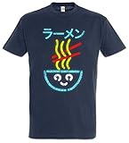 Corte clásico - Regular Fit Urban Backwoods Hot Neon Noodles Camiseta De Hombre T-Shirt Azul Talla XL