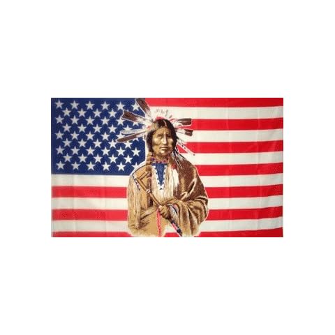 3'x5' American Indian Flag, America Banner us USA Cover