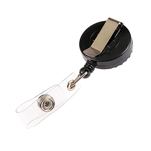 Global Shopper Fashion Premium Retractable Black Crystal Neck Lanyard,Retractable Bling Id Name Badge Holder,Portable Rhinestone Work Badge Reel Clip For Nurse,Doctor,Teacher #TOP4