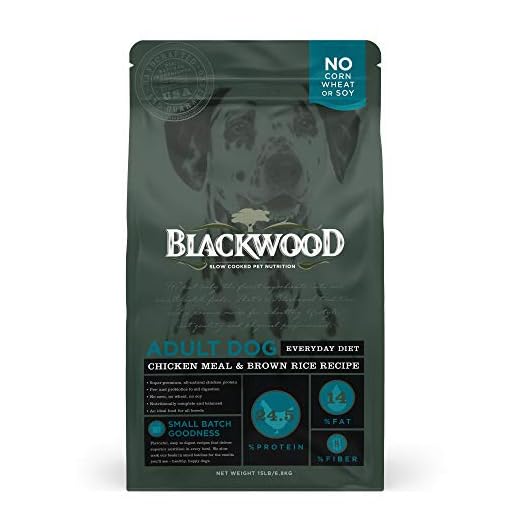 Blackwood Pet Food Chicken Meal & Rice Recipe Everyday Diet Adult Dry Dog Food, 15 lb