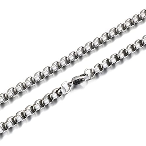 Chaine a loupes en argent FLXHHX cadeau idéal pour hommes et garçons