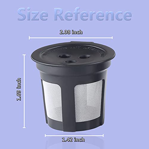 Mjuly Reusable Coffee Pods Filters For Ninja,Refillable K Cups Compatible With Ninja Cfp301 Cfp201 Cfp307 Dual Brew Pro Coffee Makers (2*Coffee Pods) #TOP2
