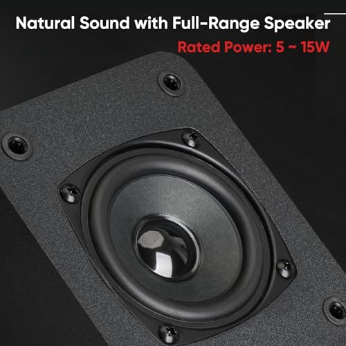Image of Saiyin Indoor Wall Mount Passive Speakers with 3 inch Drivers, 6 Ω