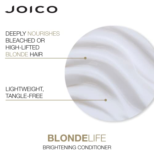 Joico Blonde Life Brightening Conditioner | For Blonde Hair | Illuminate Hydration & Softness | Add Softness & Smoothness | Sulfate Free | With Monoi & Tamanu Oil | 8.5 Fl Oz - Image 5