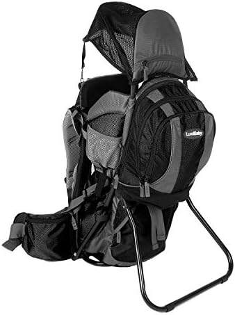 Luvdbaby Premium 2 in 1 Baby Backpack Carrier for Hiking - Baby Carrier Backpack for Toddlers with Removable Backpack - Ergonomic Hiking Child Carrier Backpack