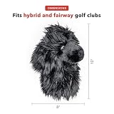 Daphne's Silver Fox HeadCover Driver, wielokolorowy, jeden rozmiar