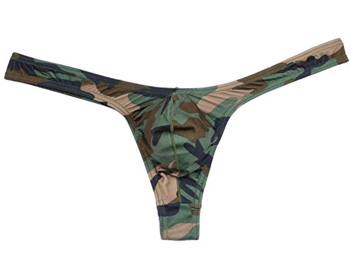 Men's Camouflage Thong G-String Underwear
