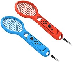 TwiHill o tênis de alça pequena é adequado para Nintendo Switch Joy-Con, raquete de tênis de alça pequena Joy-Con, alça de jogo Nintendo Switch Mario, acessórios de switch