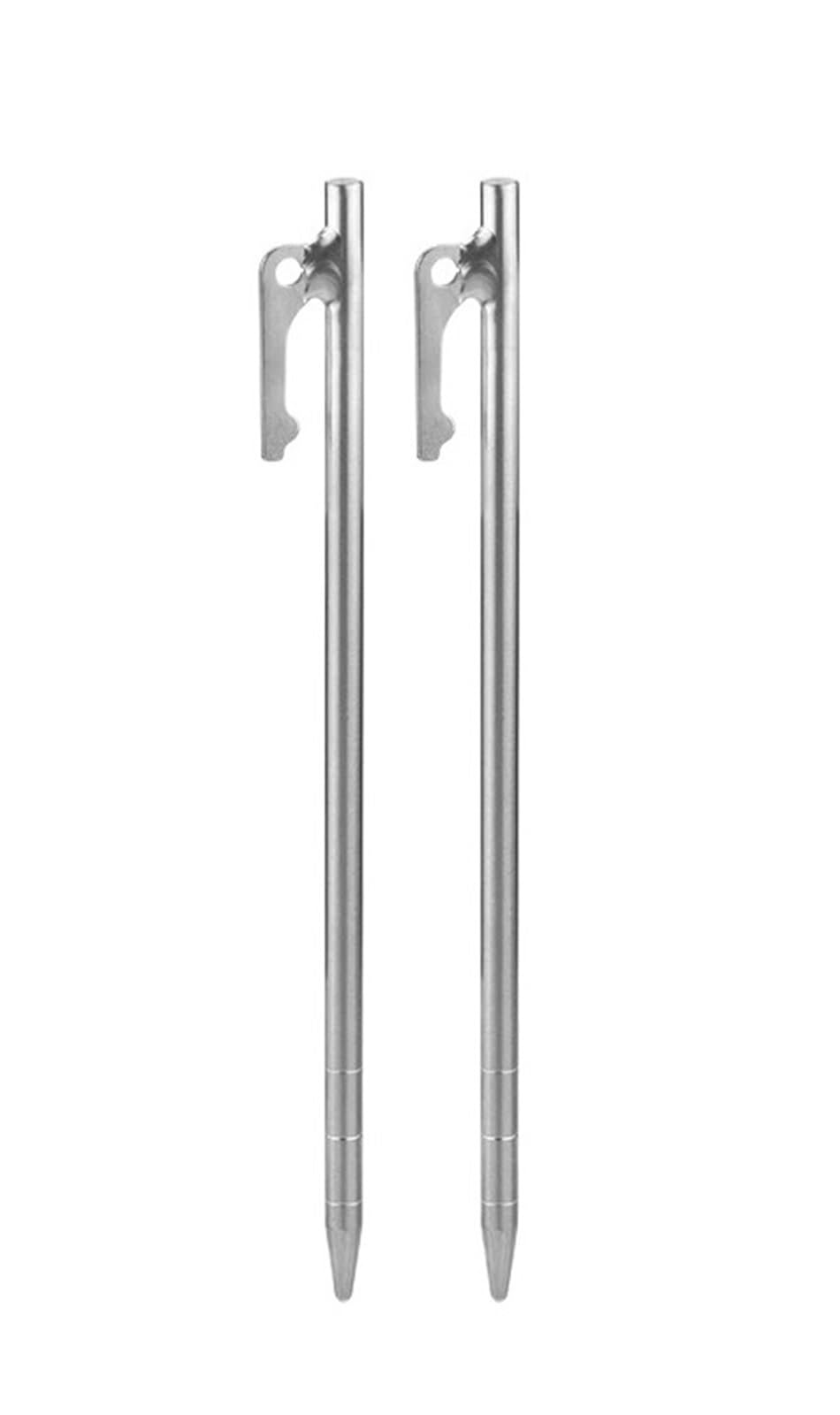 Kategoria: Szpilki w namiotach ze stopu aluminium Śledzie do namiotu, tytanowe, kempingowe, 7-8 mm x 20-40 cm, 2-4 szt.