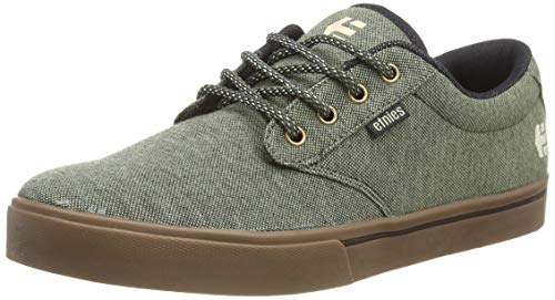 Etnies mens Jameson Preserve Bloom Eco Skate Shoe, Olive/Black/Gum, 7.5 US