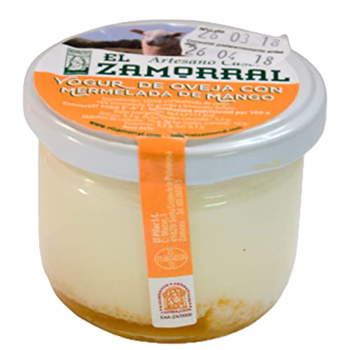 EL ZAMORRAL Yogurt de Mango Natural con Leche de Oveja Cruda Artesanal Fermentada 230 Gr Cover