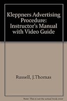 Kleppners Advertising Procedure, 16e 0131404148 Book Cover
