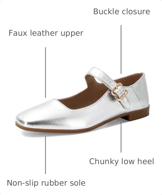 Image of DOEYG Mesh Ballet Flats Shoes for Women Leopard Animal Print Mary Jane Flats Shoes Square Toe Dress Casual Comfortable Velvet Ballerina Shoes