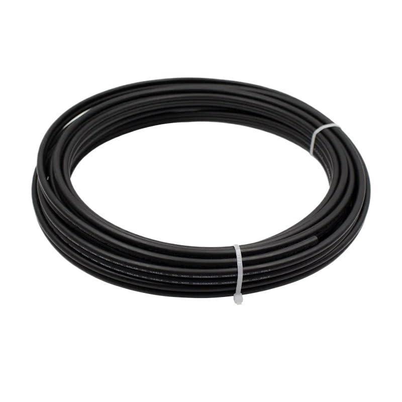50 Meter langes doppeladriges Solar-PV-Kabel, 2 x 4 mm²/6 mm² XLPE-isolierter Kupferdraht for den Panel-Anschluss(4MM2 12AWG)