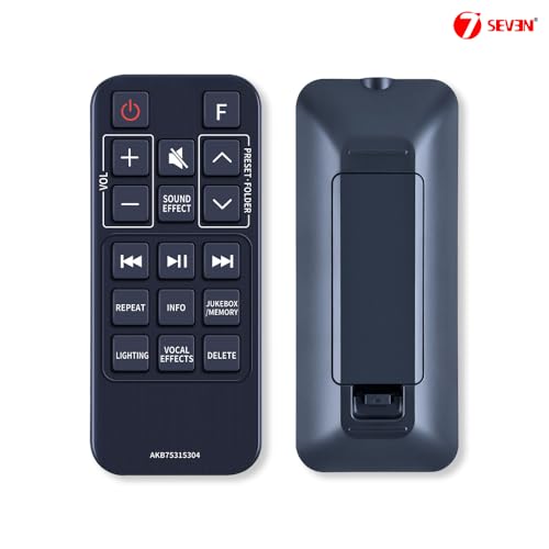Image of 7SEVEN Compatible for Lg Soundbar Remote Control Original AKB75315304 Model Match Exactly Key by Key to Replicate Performance as Like Genuine Control