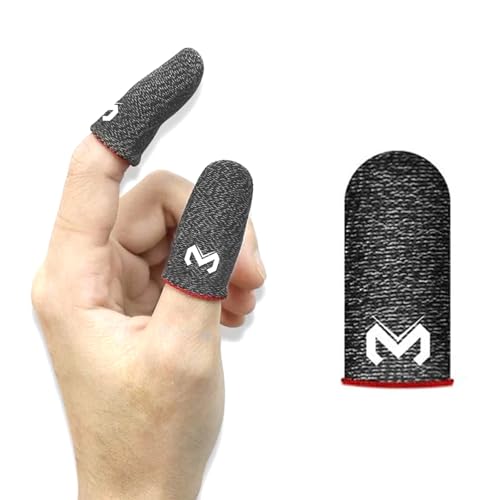 RSYHVG PUBG Lot de 6 manchons de doigts pour jeux mobiles, anti-transpiration pour jeux mobiles, gants de doigts respirants pour écran tactile