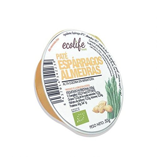 Pate Vegetal De Esparragos y Almendras Bio Ecolife Food