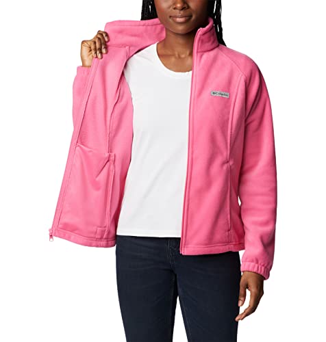 Image of Columbia Women's Discontinued Benton Springs Full Zip, Wild Geranium, 3X