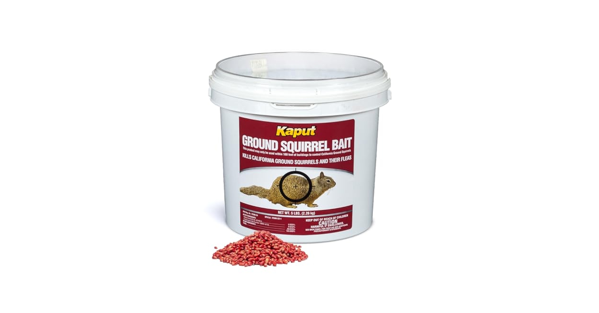 Amazon.com : Kaput Squirrel Bait - Effective Fleas & Ground