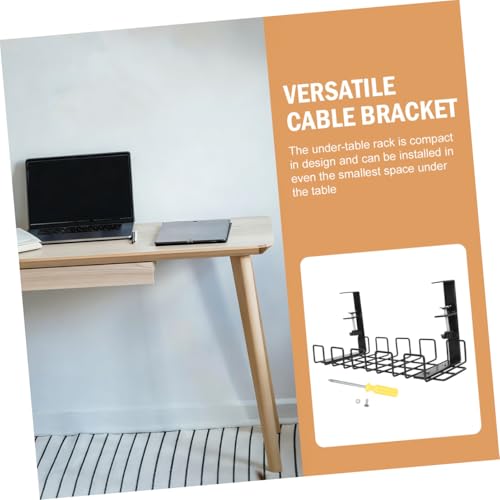 Porta Cable Colgante Versátil bajo Escritorio para Organización de Cables Diseño Compacto para Espacios miniatura 6